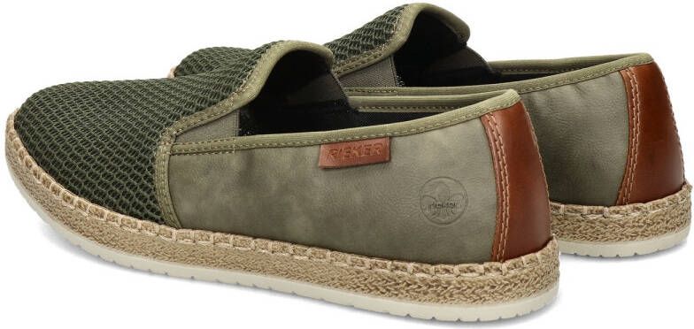Rieker Espadrilles met luchtdoorlatende perforatie