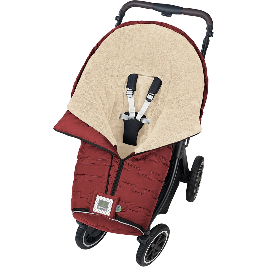 odenwälder Fußsack Oskar red velvet