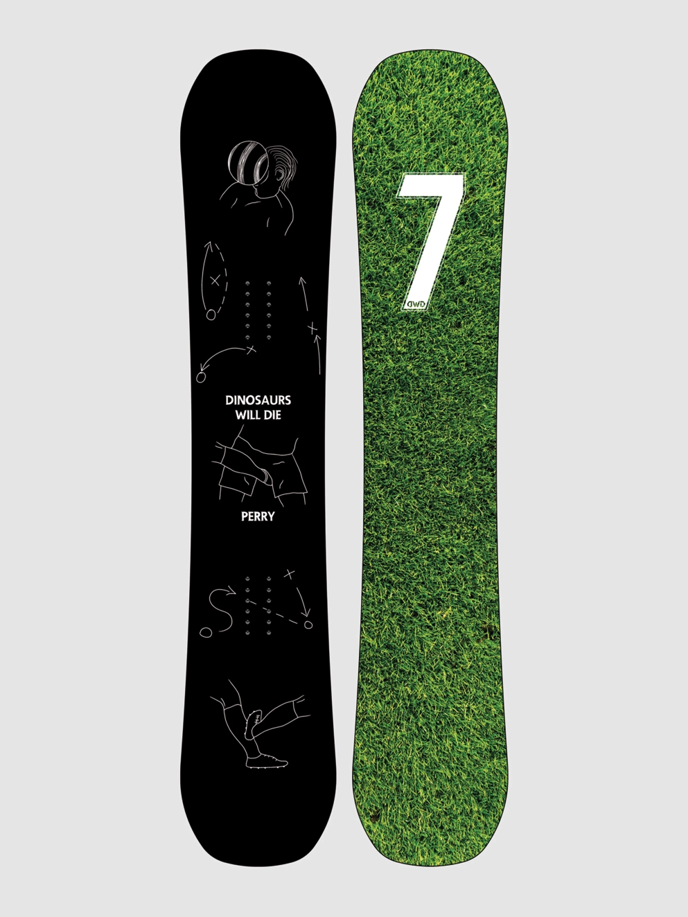 Dinosaurs Will Die Perry 2024 Snowboard uni