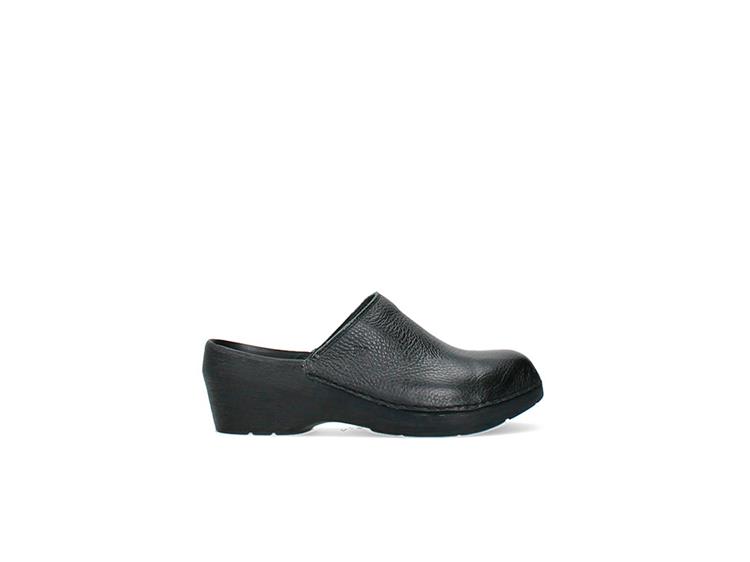 Wolky Pro-Clog 06075 black printed leather