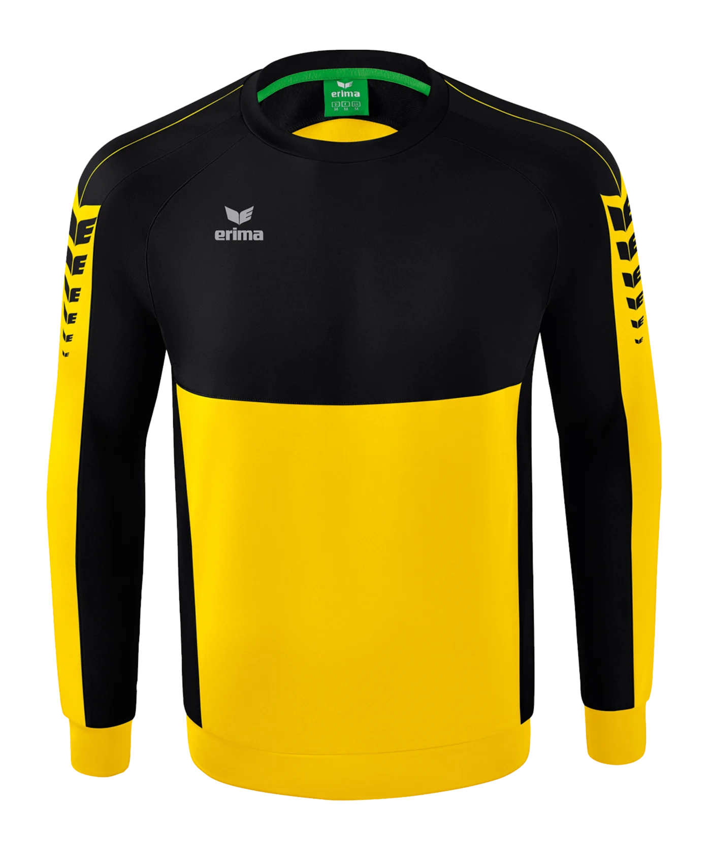 Erima Six Wings Sweatshirt Gelb Schwarz