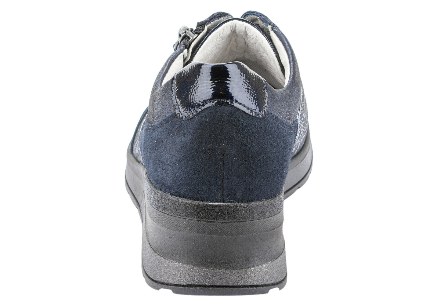 Waldläufer Schnürschuh aus interessantem Materialmix