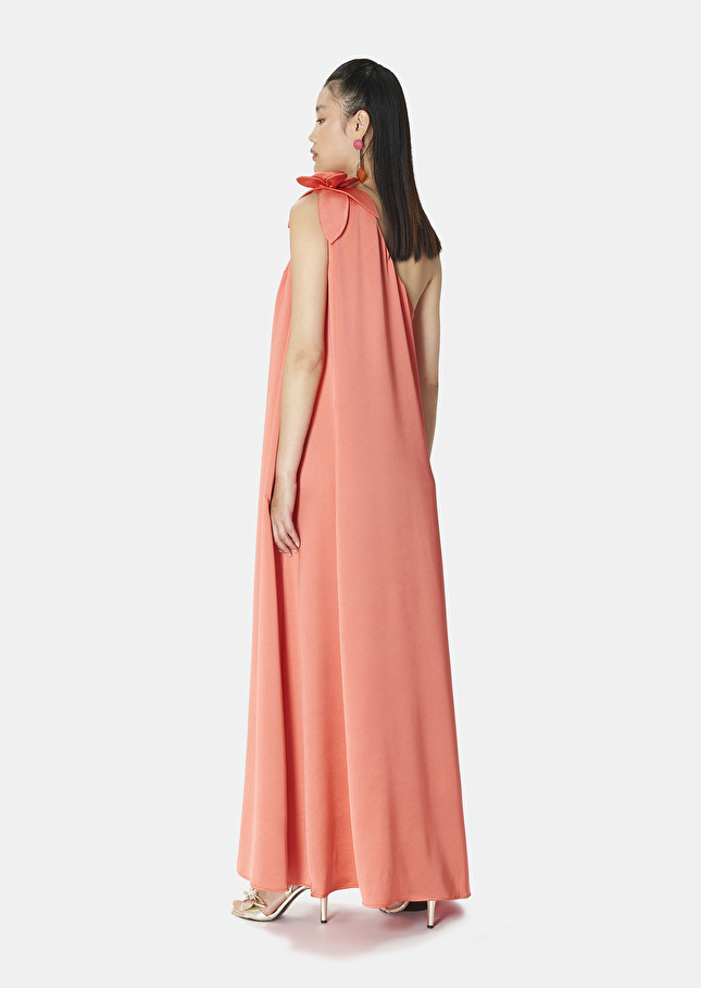 Robe Rekiacorail en satin fluide
