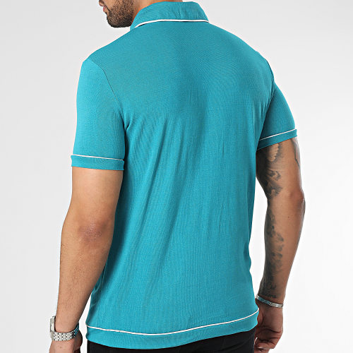 Chemise Manches Courtes Bleu