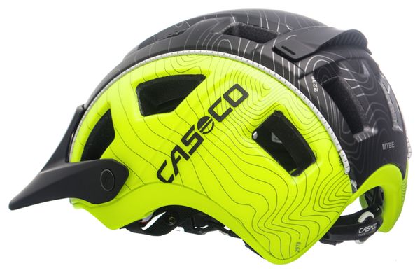 Casque Casco MTB E Noir/ Jaune Fluo