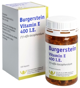 BURGERSTEIN Vitamin E Kapseln 400 I.E., 100 Stück