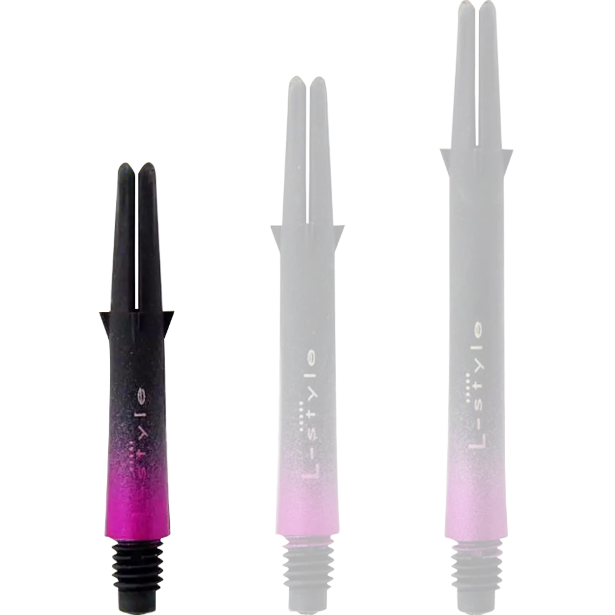 L-Style - Carbon L-Shaft Lock Straight TwoTone - Pink