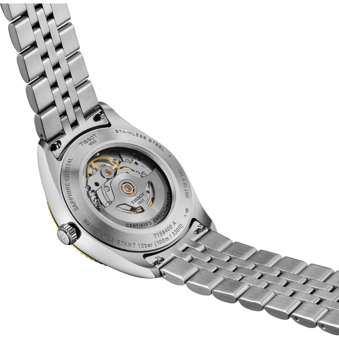 Tissot Ballade Powermatic 80 COSC 39mm Bicolor / Silbrig