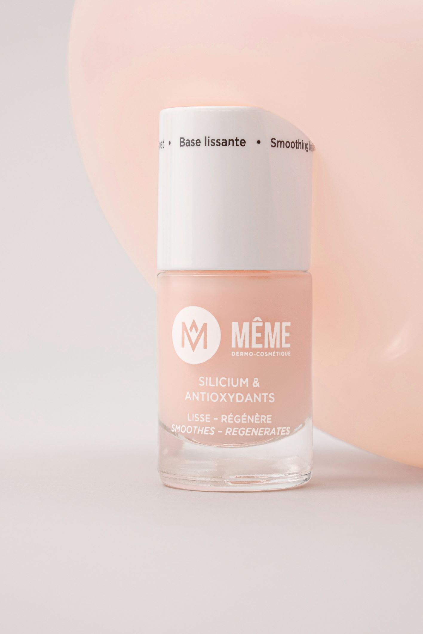 MEME Base Coat<br>10 ml, Flasche, glättend