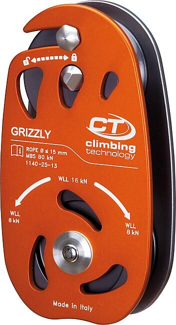 CLIMBING TECHNOLOGY - POULIE D'ABATTAGE GRIZZLY