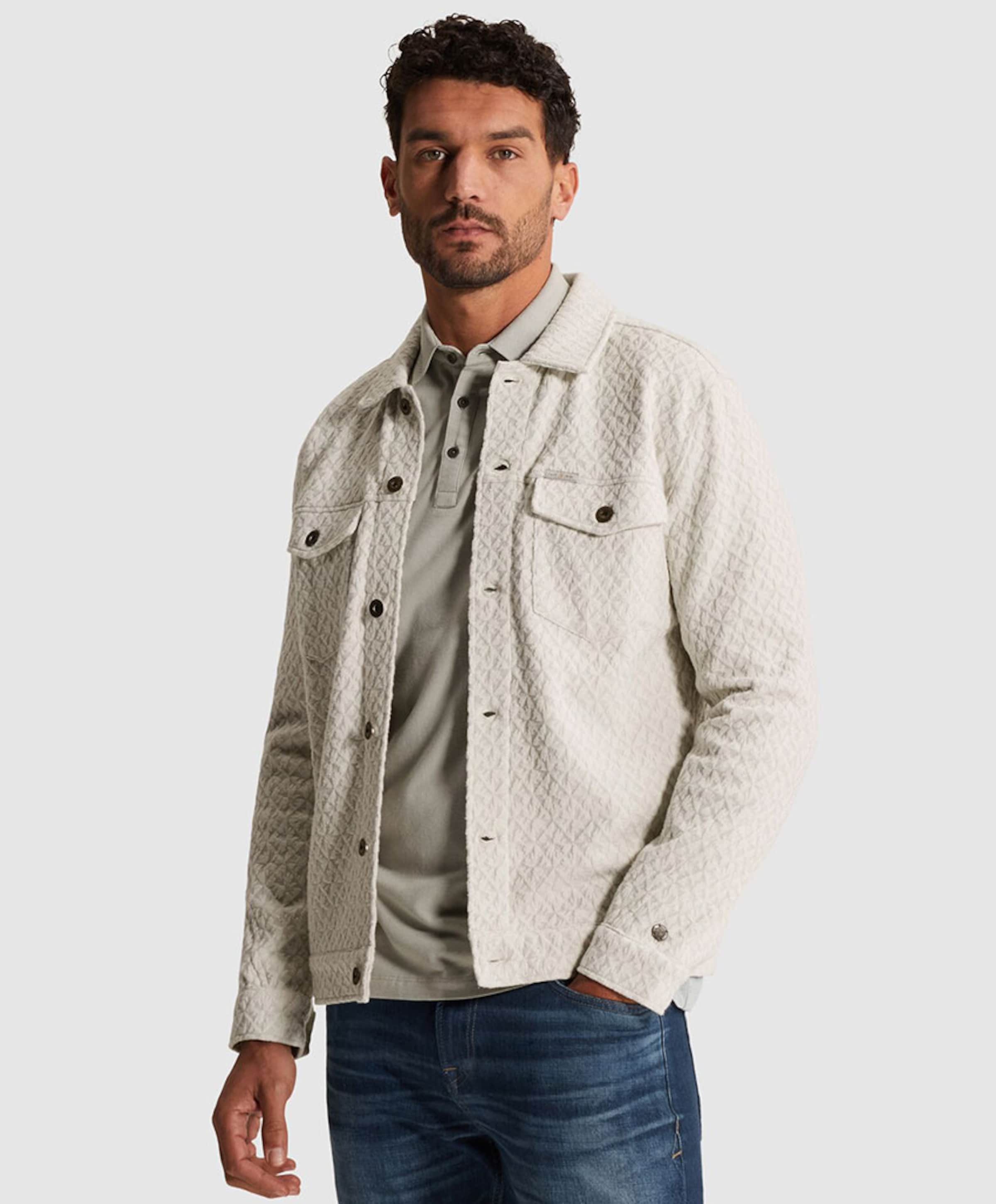 Cast Iron Heren overshirt beige