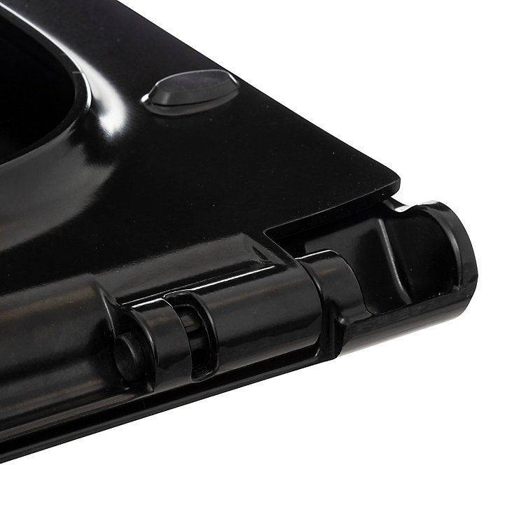 Abattant WC ultra fin déclipsable, noir, 5Five