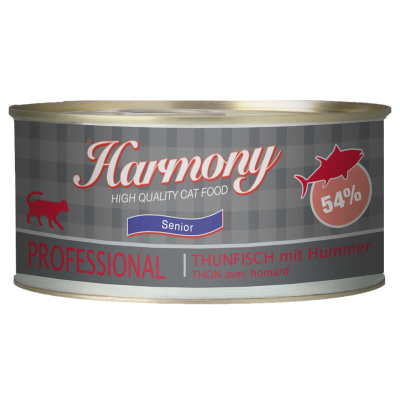 Harmony Cat Professional Nassfutter Senior Thunfisch & Hummer