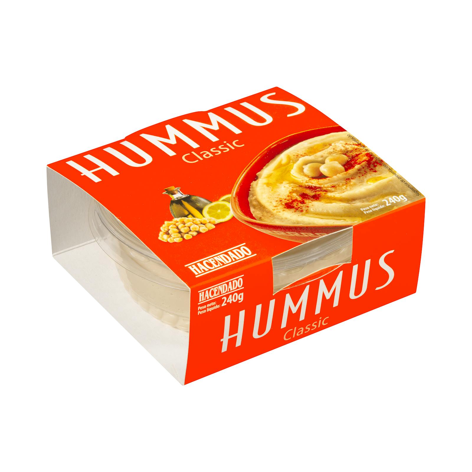 Houmous de pois chiches Hacendado, recette classique