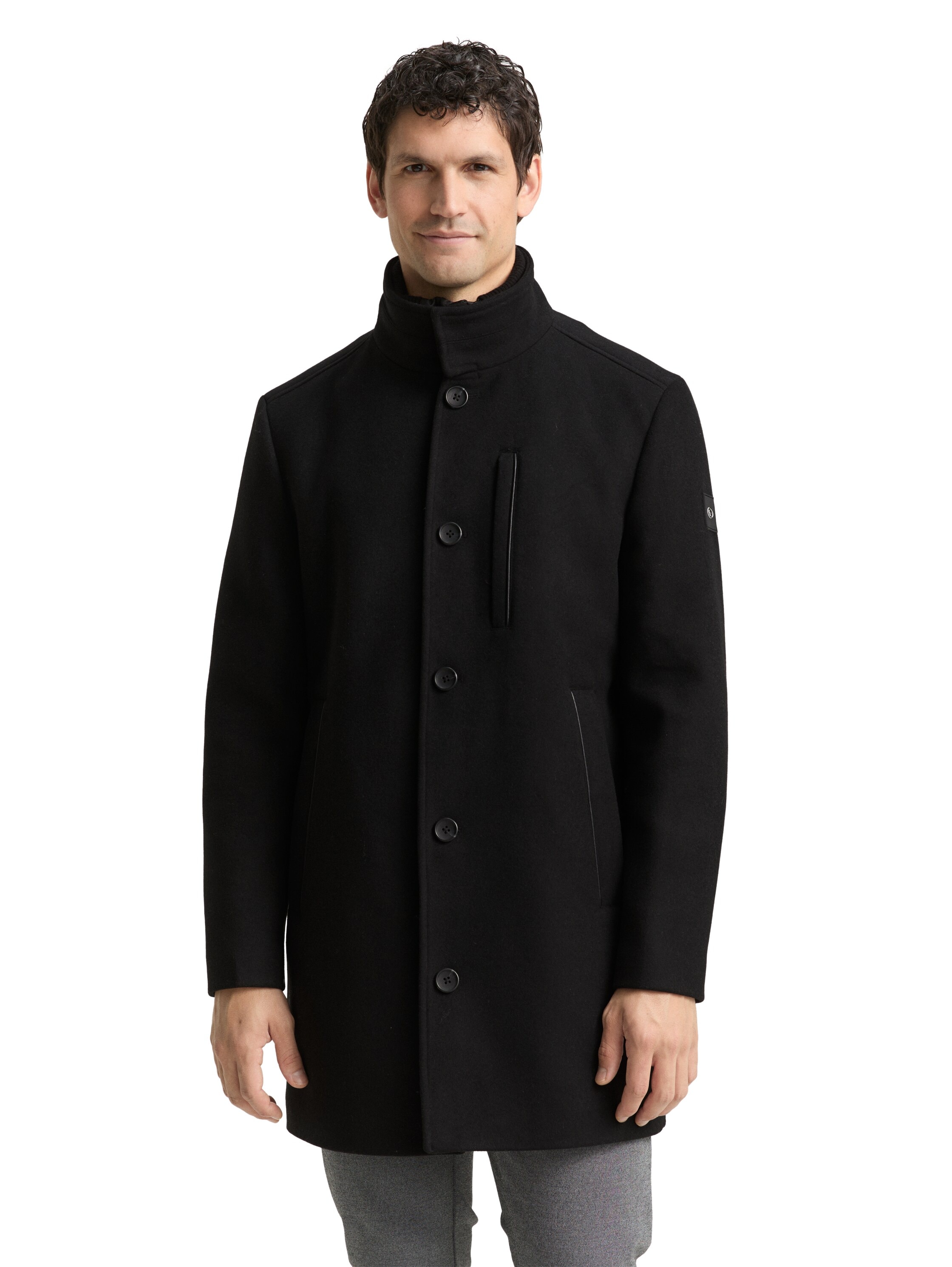 TOM TAILOR Wollmantel , mit abnehmbarer Innenjacke