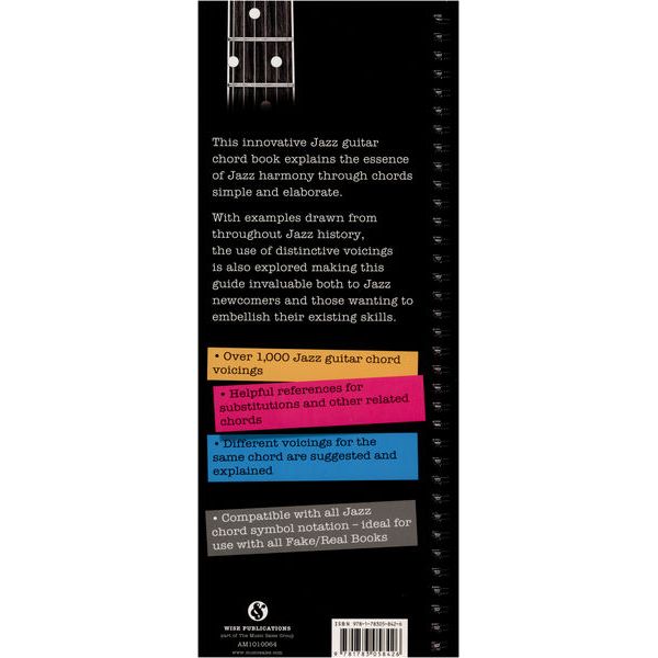 Wise Publications The Jazz Guitar Chord Gig Bag