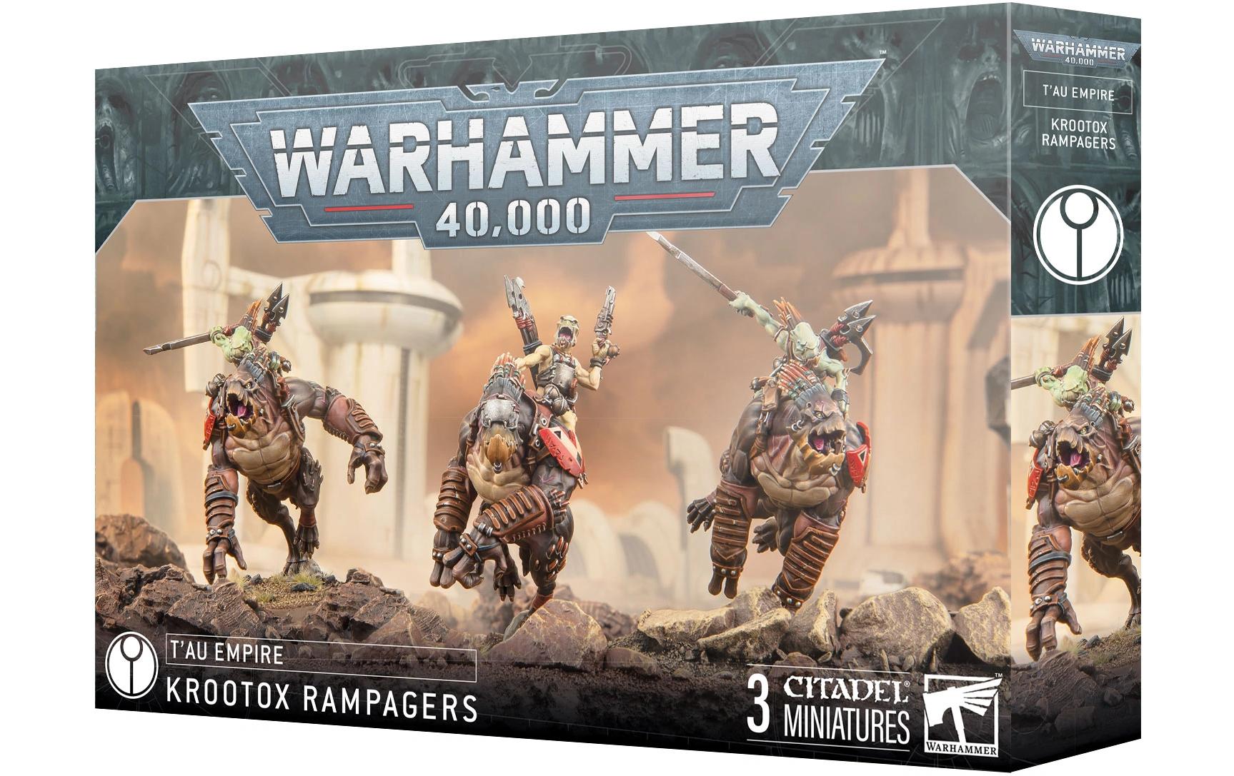Warhammer 40.000 Krootox RampagersWarhammer 40.000 Miniaturen: T'au Empire Krootoxverwüster