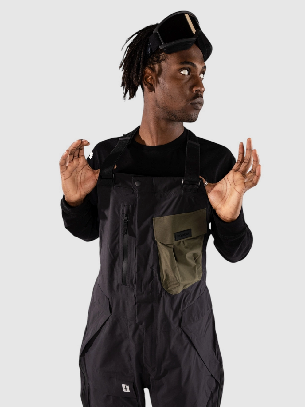Forum 3-Layer Backcountry Bib Pants black