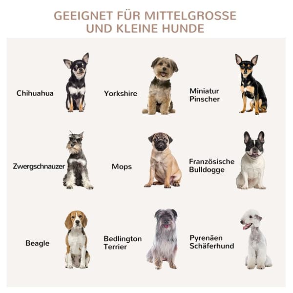Hundebur, hundehus med bordplate, hundehus med pute, uttrekkbart gulvbrett, hundeboks, eik + svart, 80 x 55 x 71 cm