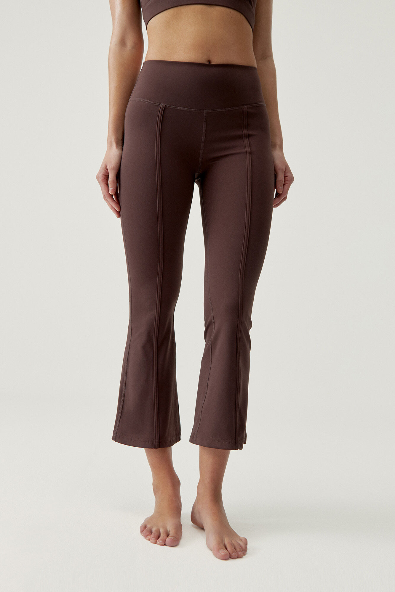 Leggings Jin Flare Cocoa - Marrom