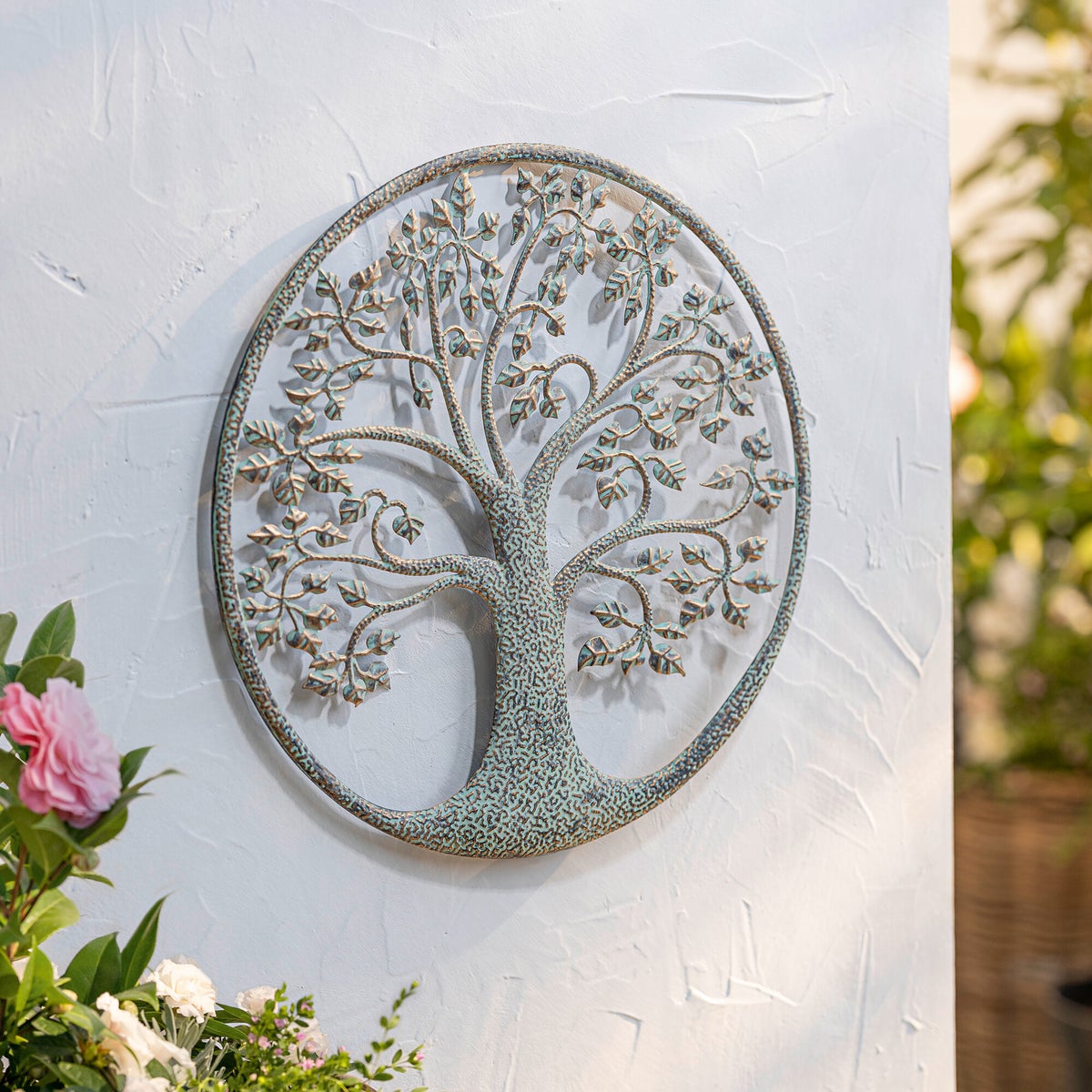 Metalen schilderij Levensboom