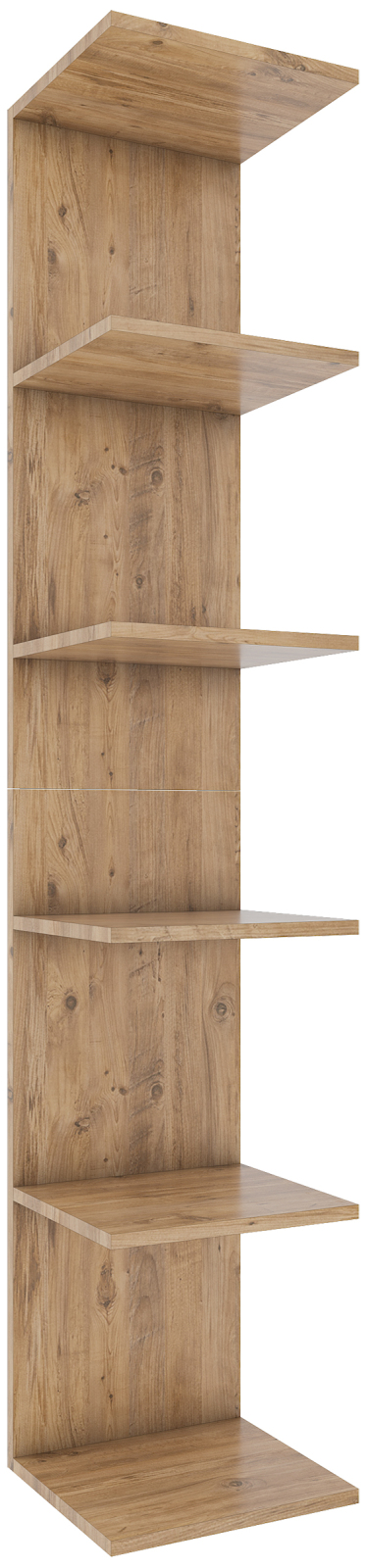 Wandregal LAZAS - Honig Eiche - 35 cm