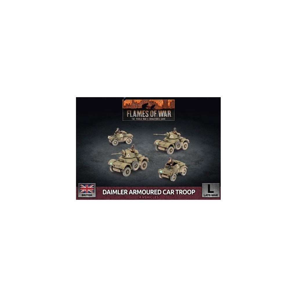 Flames of War - Daimler Armoured Car Troop