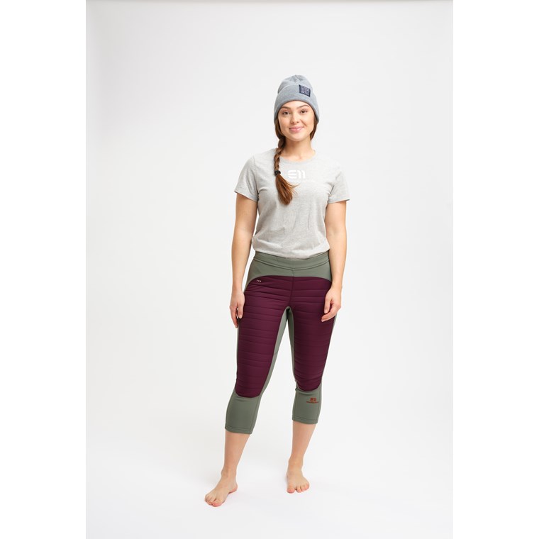 Elevenate W Fusion Stretch Pants Aubergine Blocked