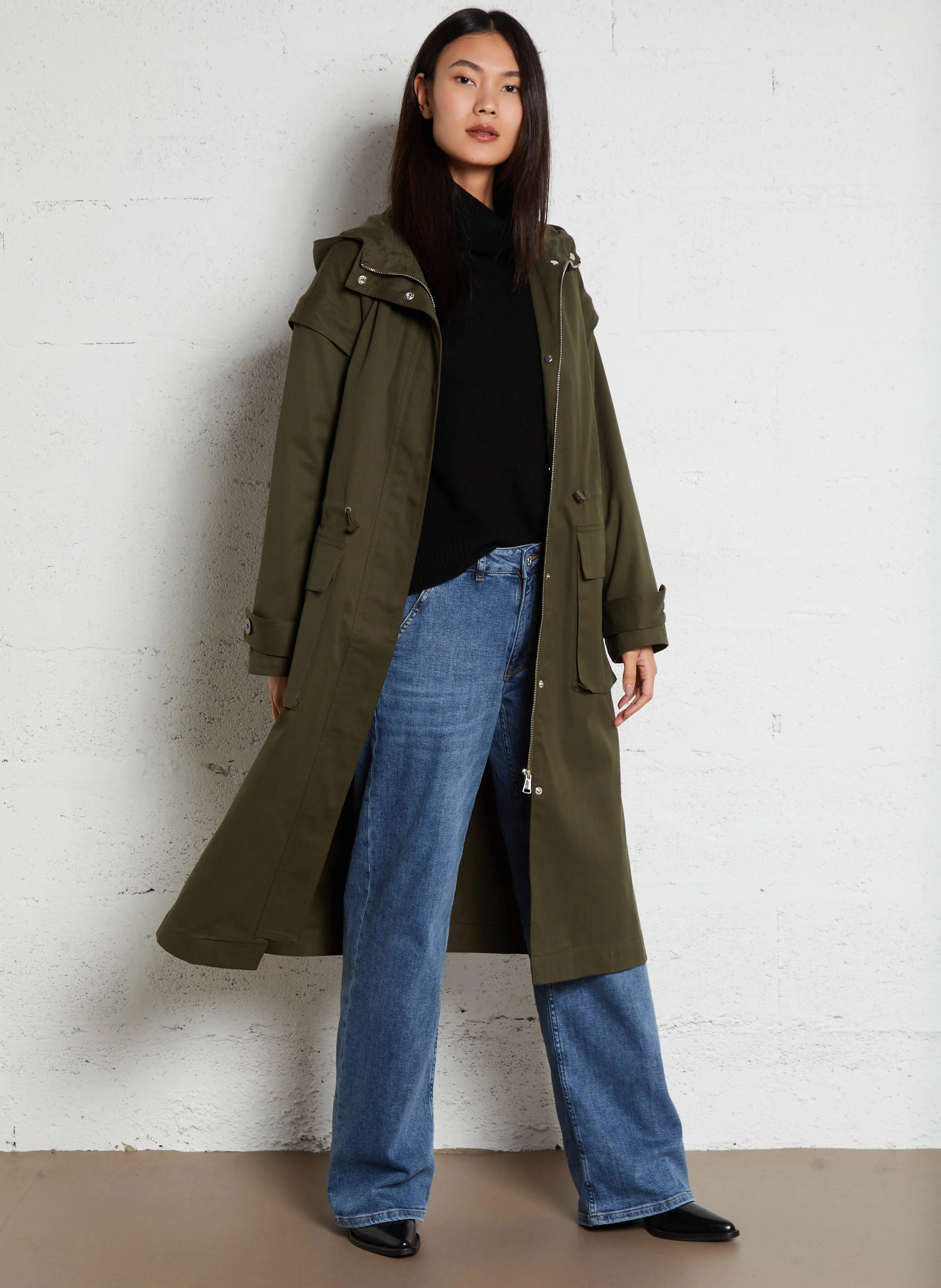 CALVIN - Parka en coton | Kaki