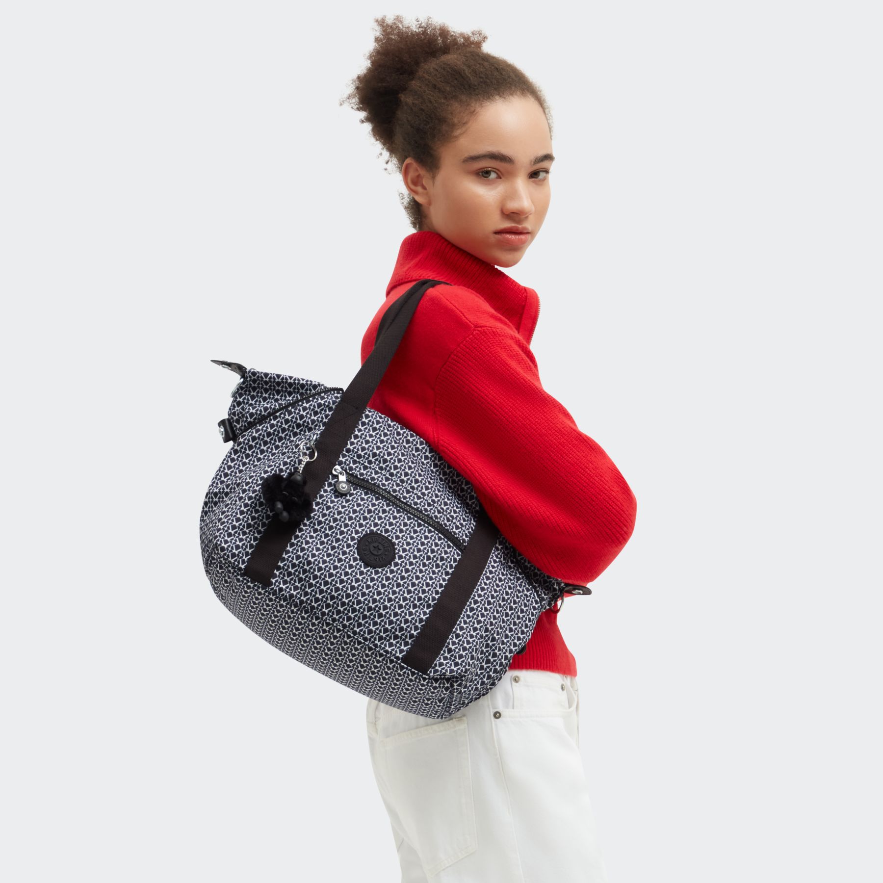 ART Grand sac à main avec sangles détachables - Signature Print