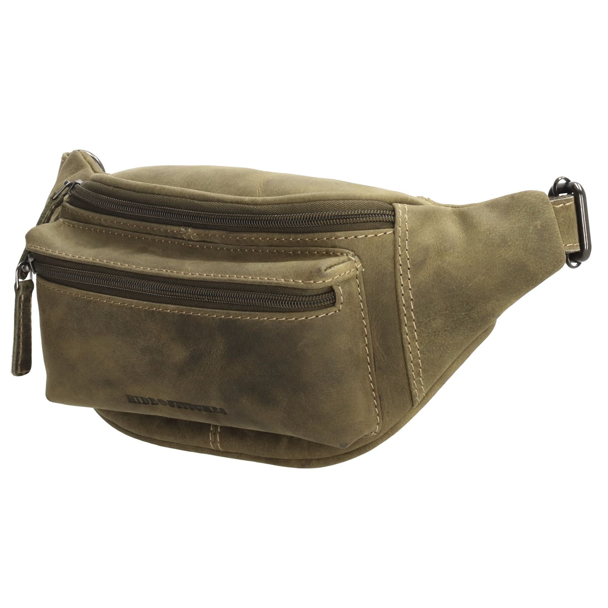 Hide & Stitches Idaho Heuptas Olijfgroen