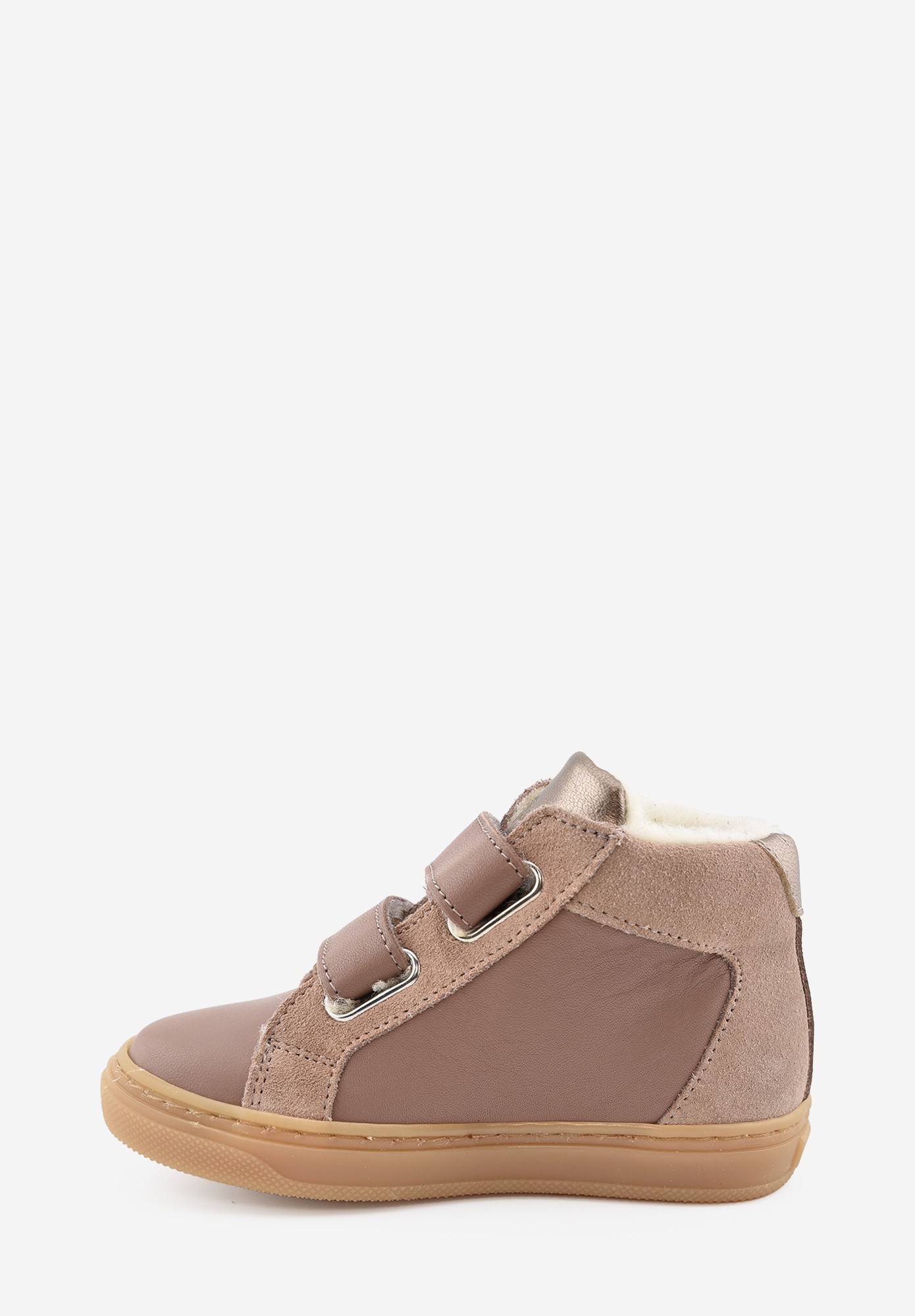 Laax cœur Wollfutter Kleinkinder Altrosa Bronze
