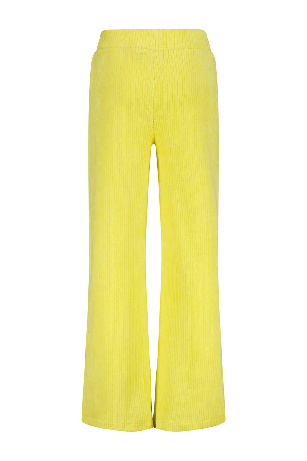 Raizzed wide leg broek Cara felgeel