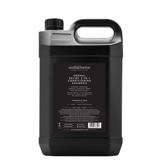 Shampoo e condicionador 2 em 1 Smith & Burton Dermal Relief para cães e gatos alérgicos com pele sensível, 500ml