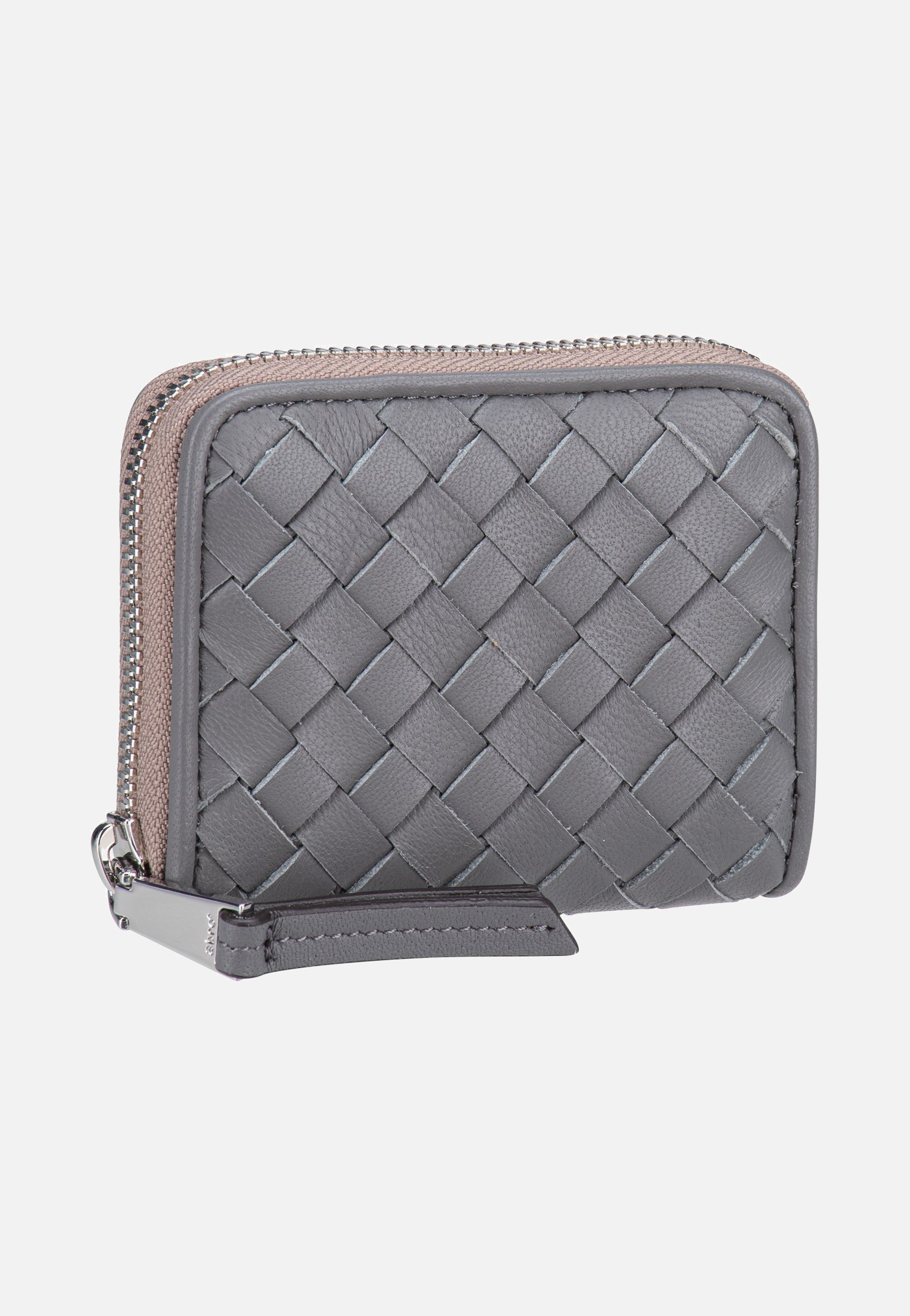 Piuma Weaving Mini Wallet Zinc - Portemonnaie