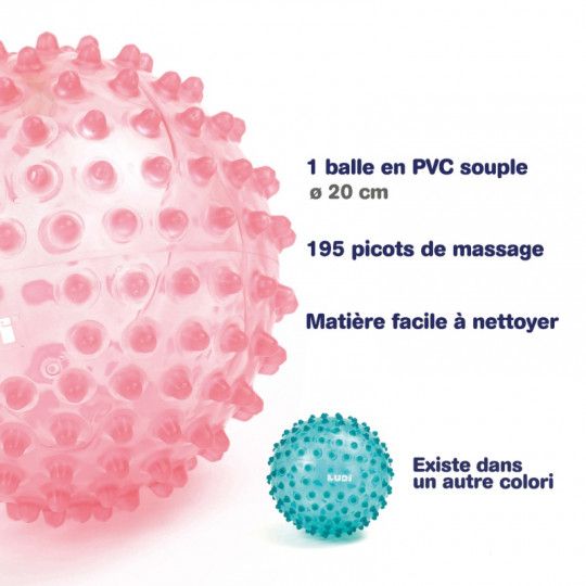 BALLE DE MASSAGE ROSE