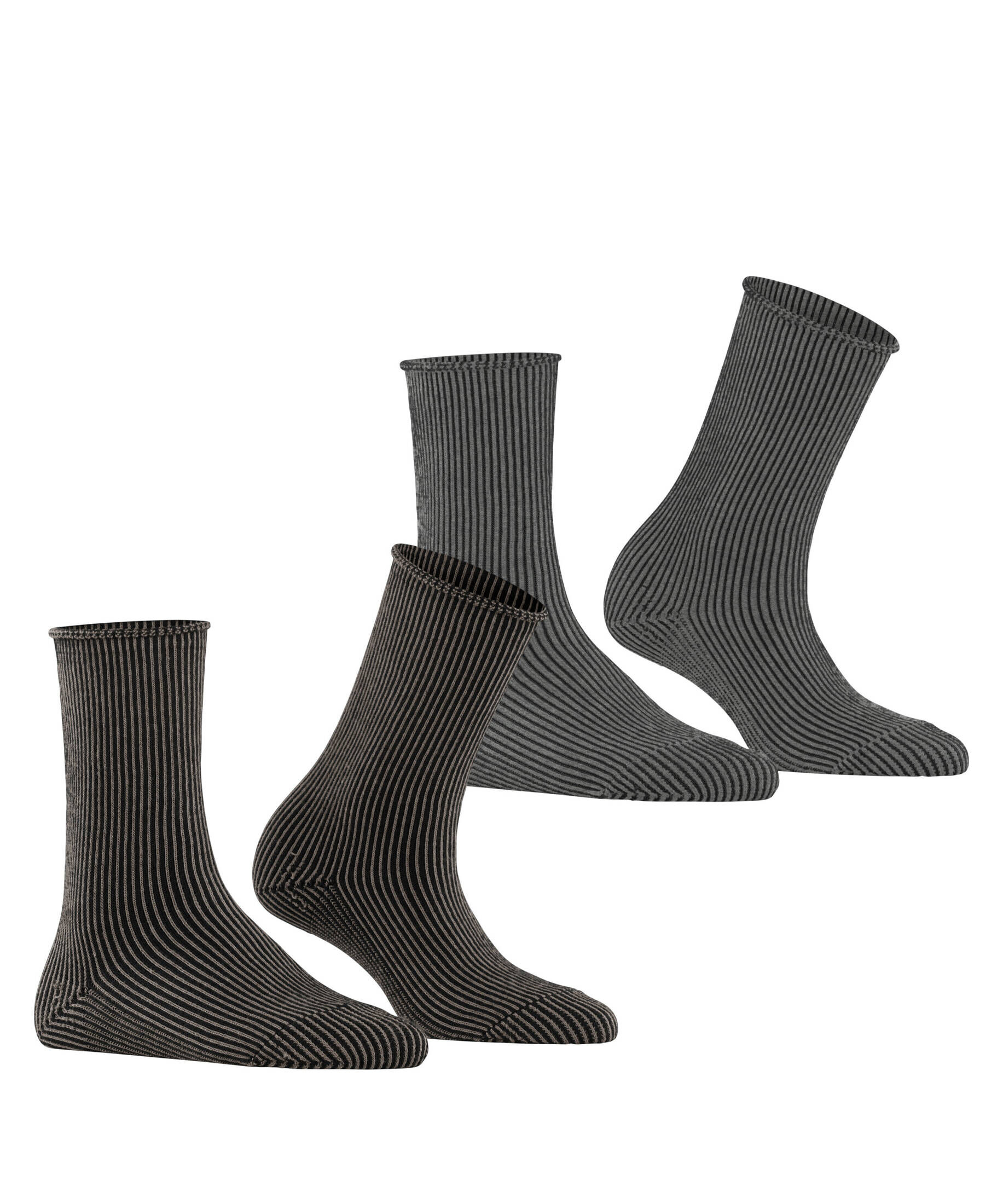 Esprit| Damen Socken Vertical Stripe 2-Pack