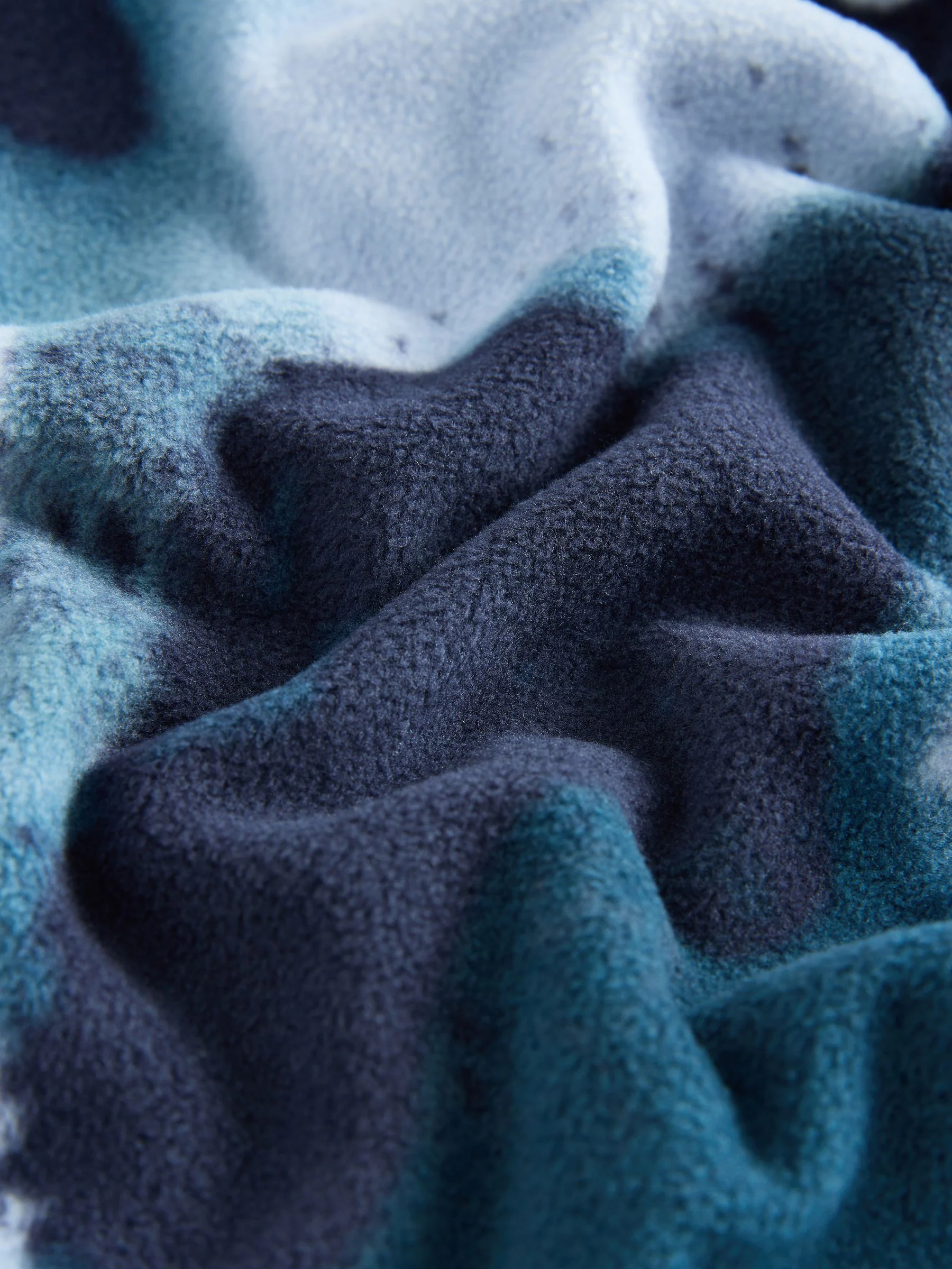 Blauwe camouflage spray - Enkele behaaglijke fleece pyjama (3 - 16 jr)
