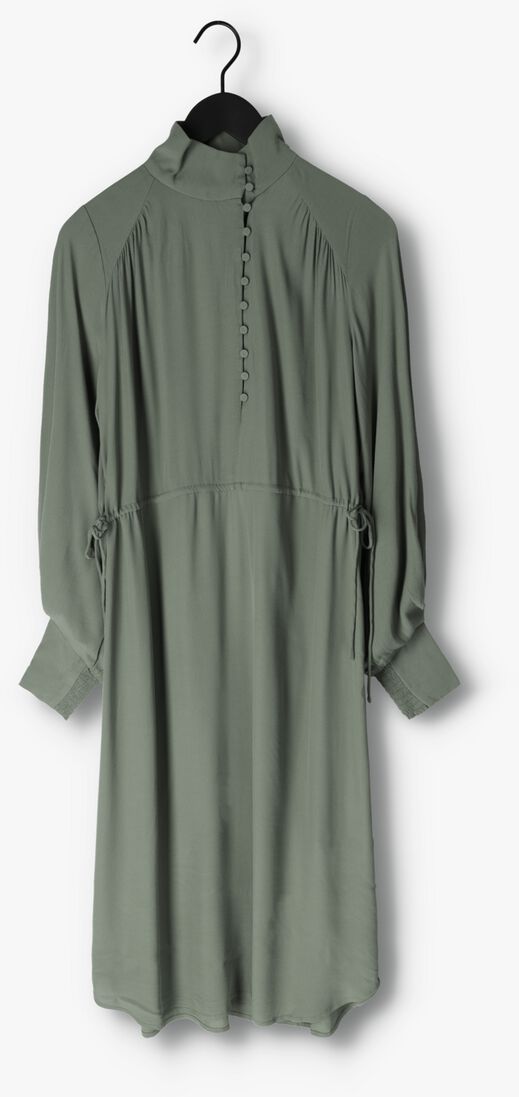 BRUUNS BAZAAR groene bruuns bazaar midi jurk lilli lyra dress