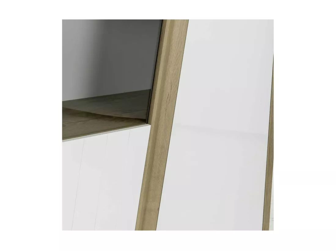 Vaisselier 2 portes Bois/Blanc - PURA