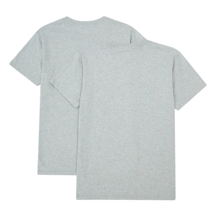 Velva Sheen Pack 2 T-shirts Coton | Gris chiné