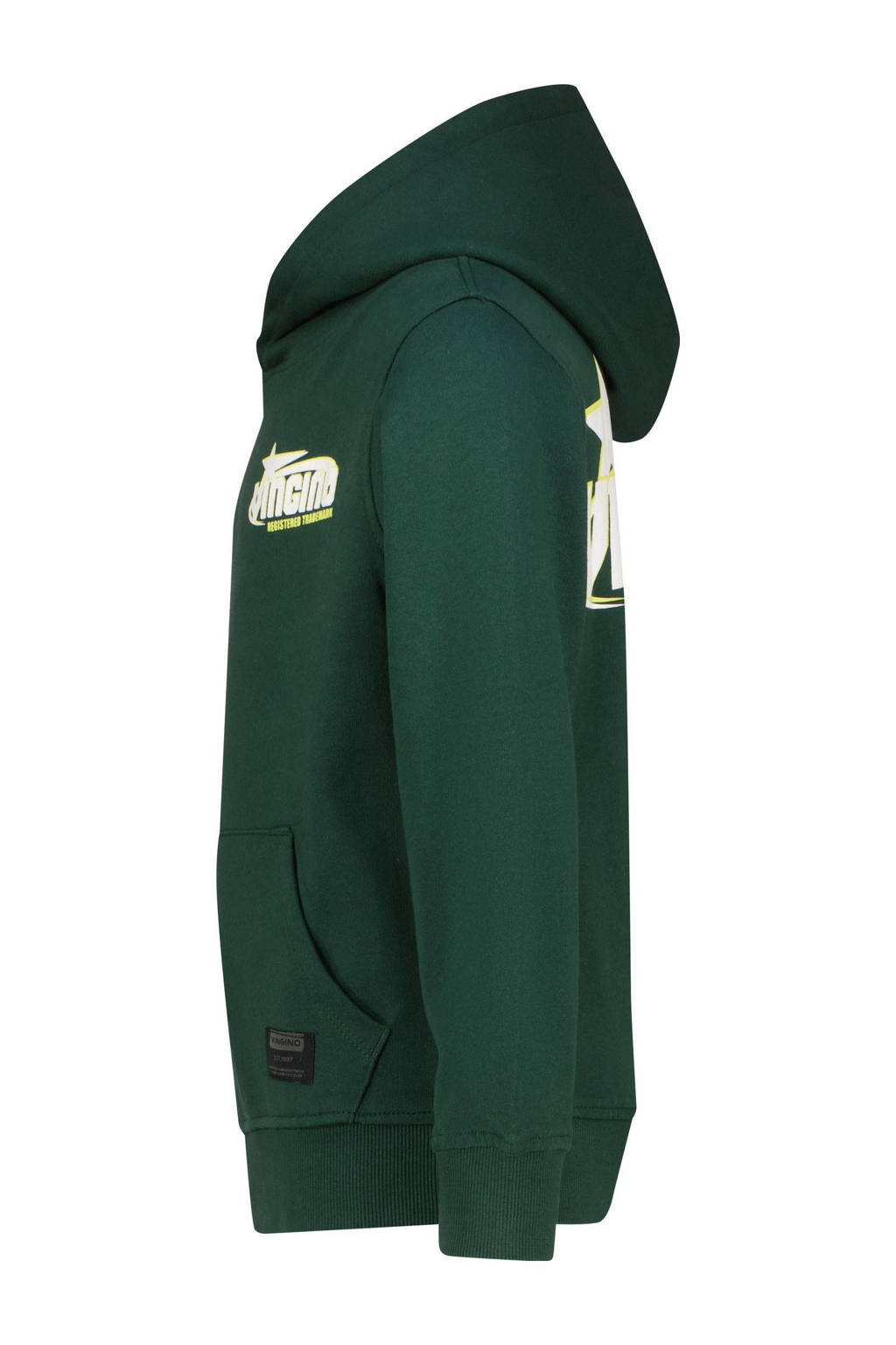 Vingino hoodie Nar met backprint donkergroen