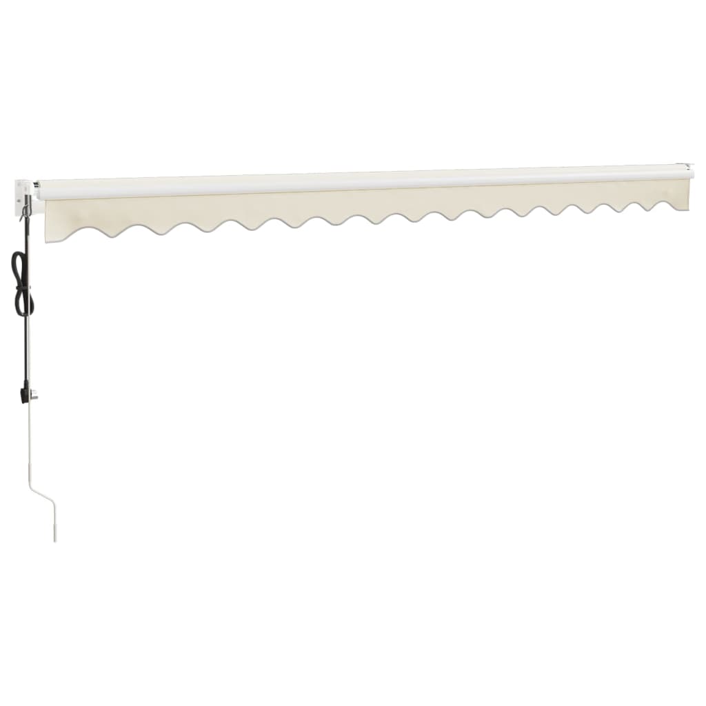Auvent rétractable automatique crème 4,5x3 m