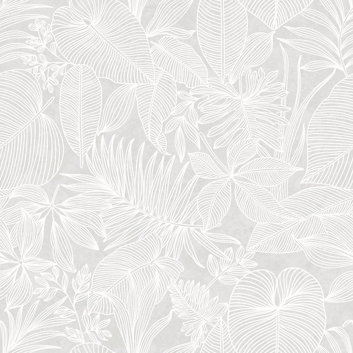 Papier peint intissé Ugepa monstera gris