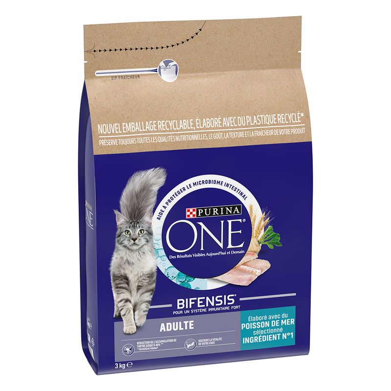 PURINA ONE Adult poisson de mer, céréales complètes