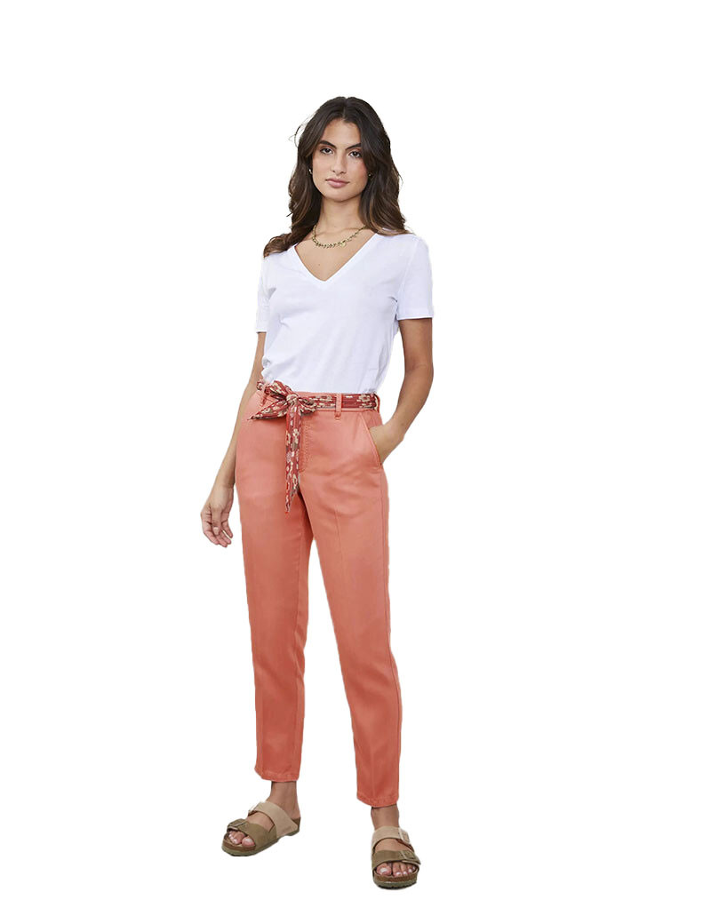 LAB DIP PANTALON THEA TENCEL ROUSSE