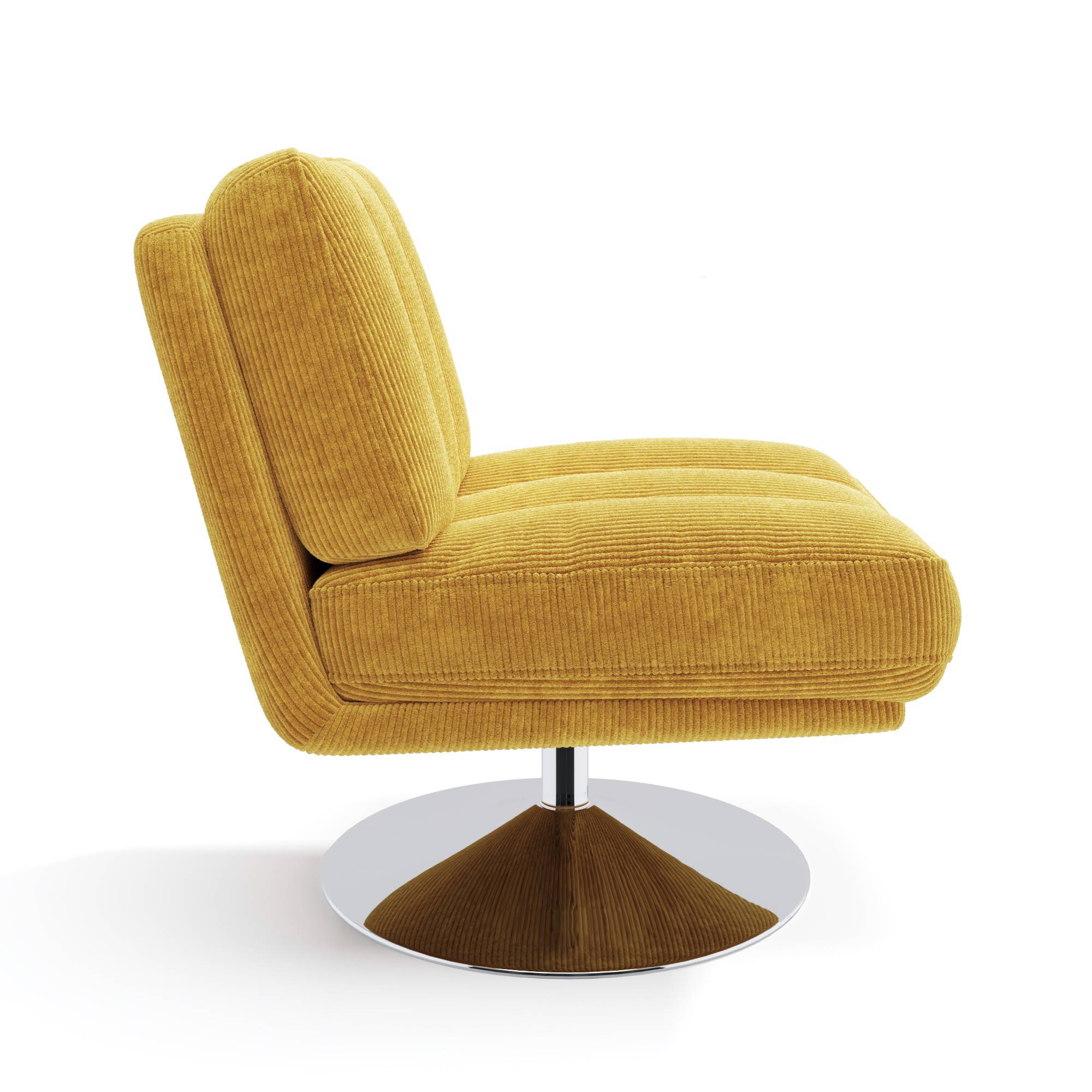 Fauteuil TIMELESS Corduroy Geel