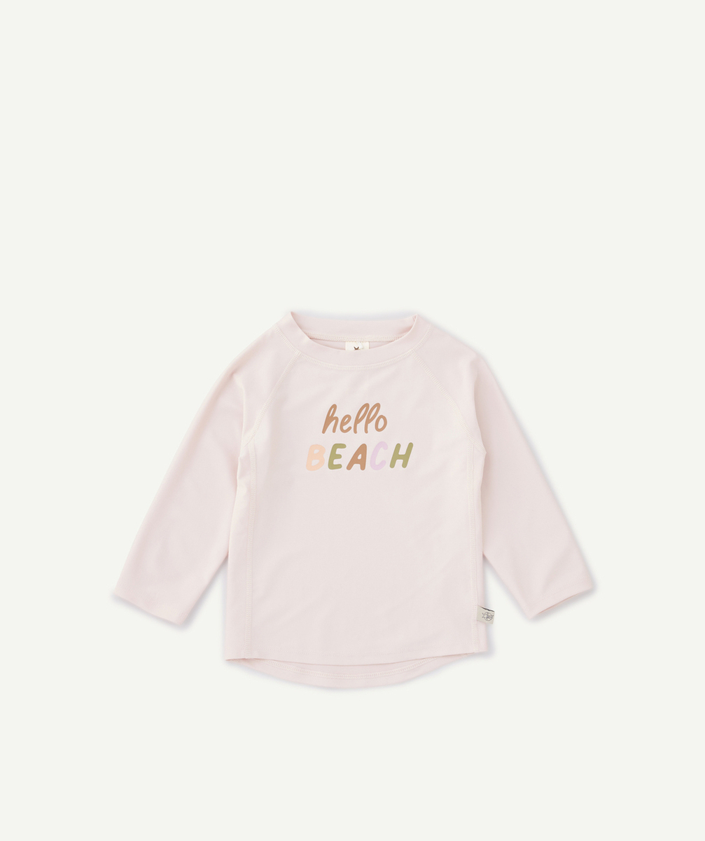 LASSIGT-SHIRT ANTI-UV HELLO BEACH ROSE