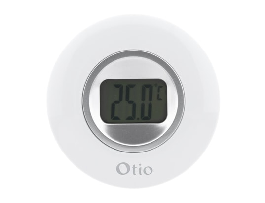 OTIO - Thermomètre numérique Thermomètre intérieur à écran LCD Blanc
