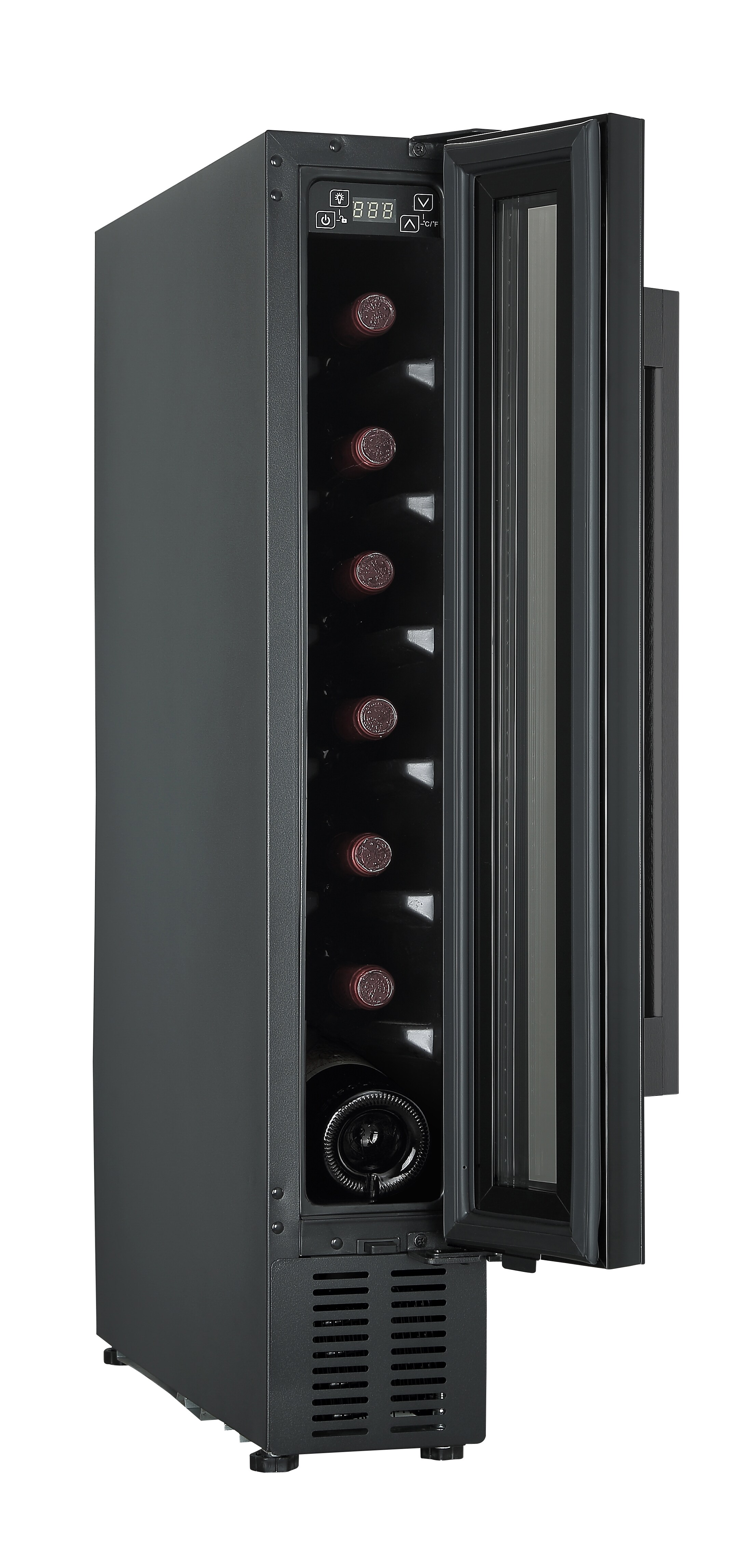 PKM UWTS20-7G Unterbau - Weinkühlschrank, 7 Flaschen, extra schmal